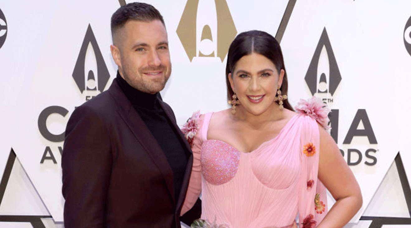 Chris Tyrrell and Hillary Scott of Lady A attend the 55th annual Country Music Association awards at the Bridgestone Arena on November 10, 2021 in Nashville, Tennessee