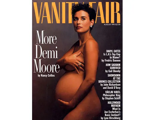 Pregnant Celebrities on Magazine Covers