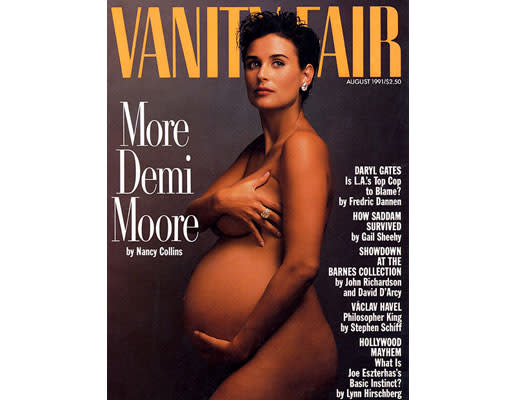 Pregnant Celebrities on Magazine Covers
