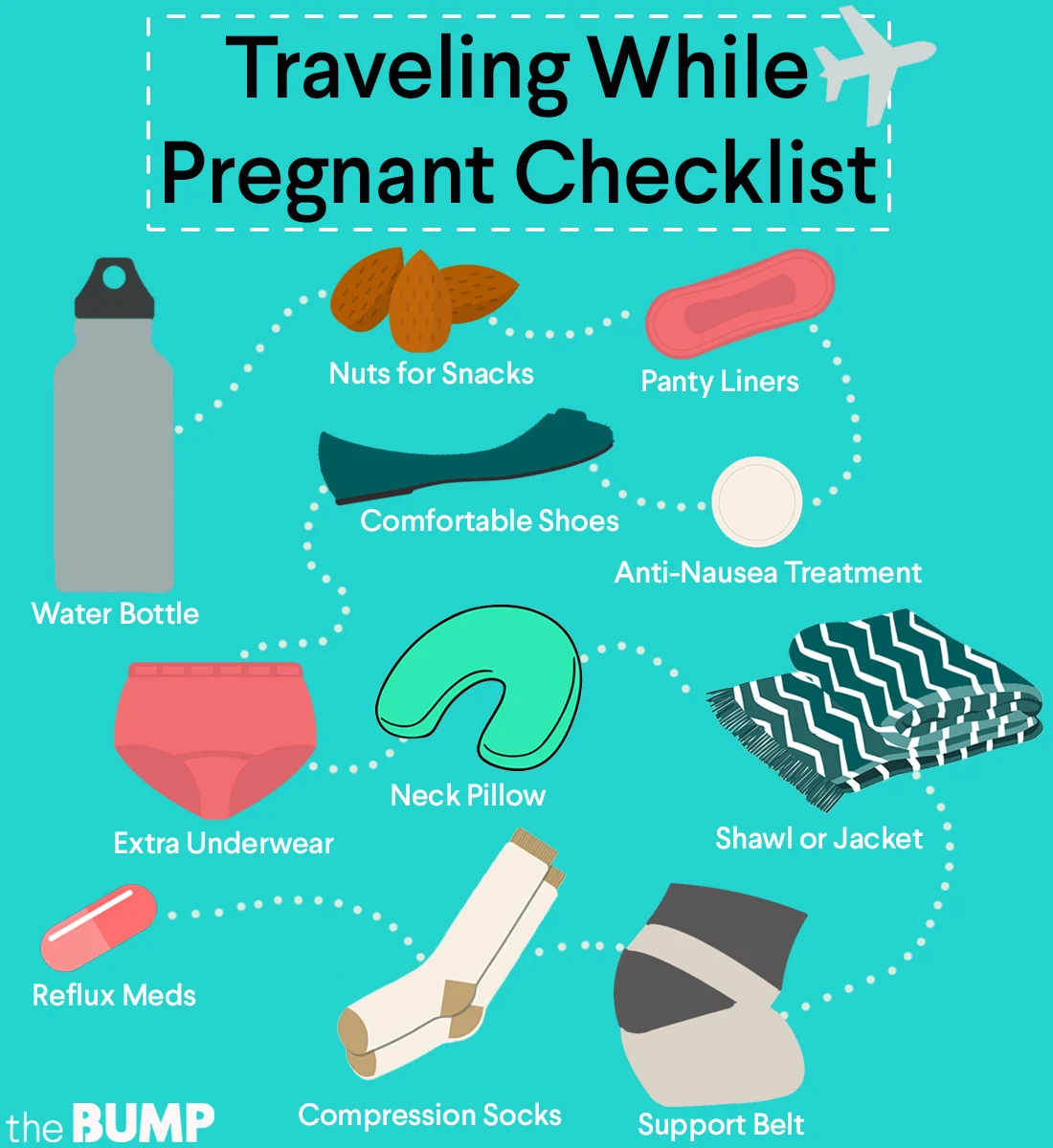 tips for travelling when pregnant