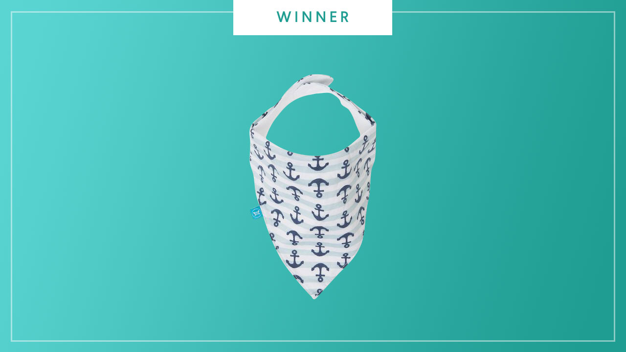 The Honest Company Magnetic Bandana Bib wins the 2017 Best of Baby Award from The Bump.