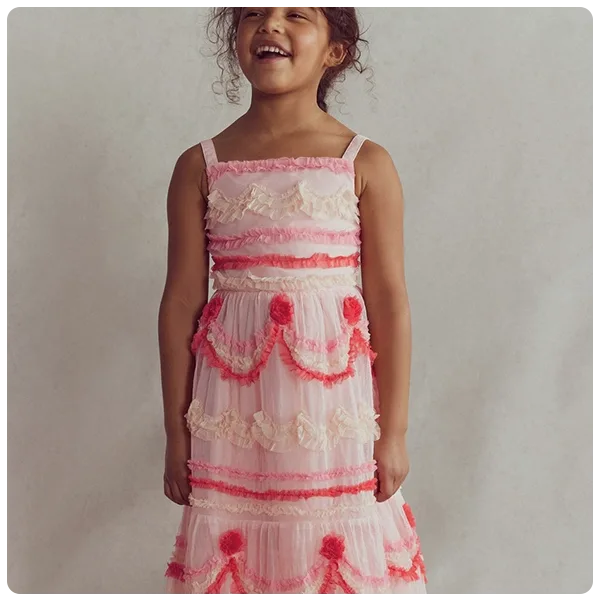 Boden Tiered Cake Tulle Dress