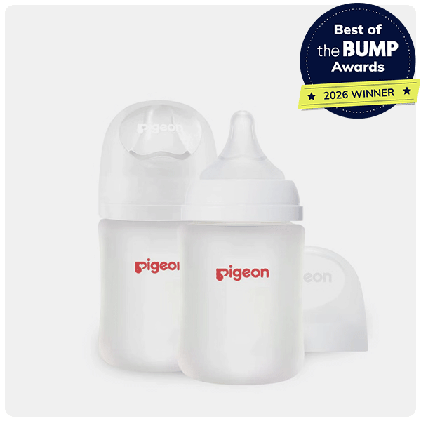 Pigeon Silicone Coated Bottle