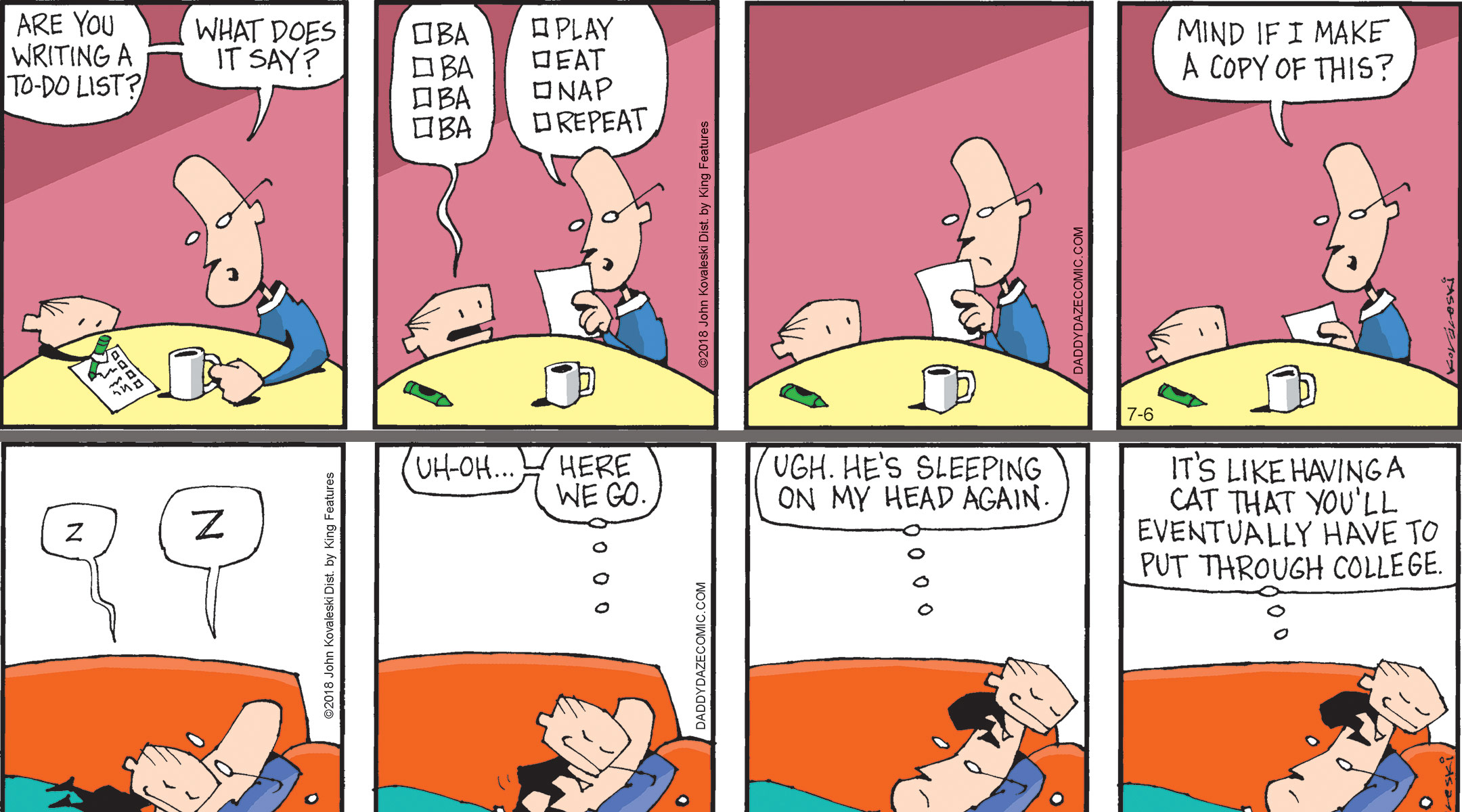 funny dad comic strips