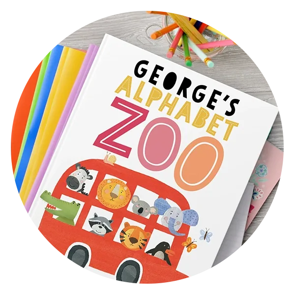 Personalized Alphabet Zoo Story Book by letterfest