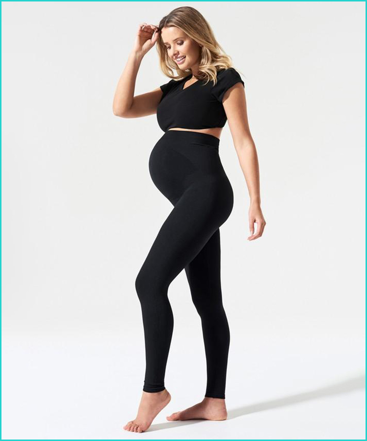 under belly maternity leggings