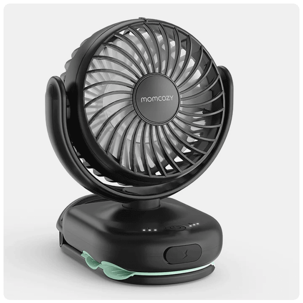 Momcozy Clip-On 4-Speed Stroller Fan
