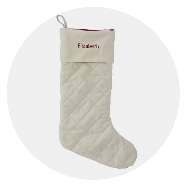 chanel quilted stocking