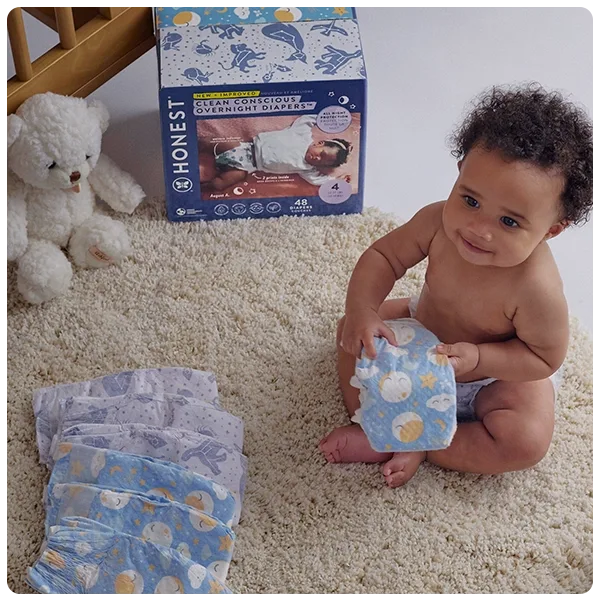 Honest Clean Conscious Overnight Diapers