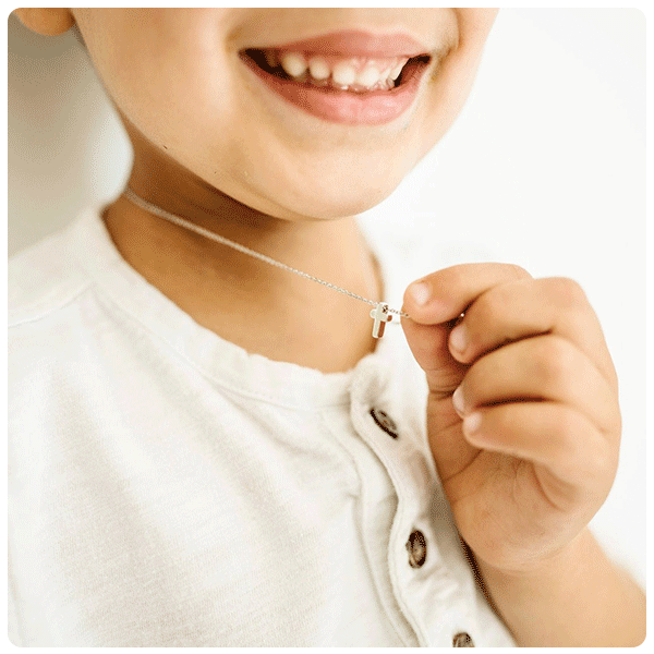 JewelryVV Children's Cross Necklace