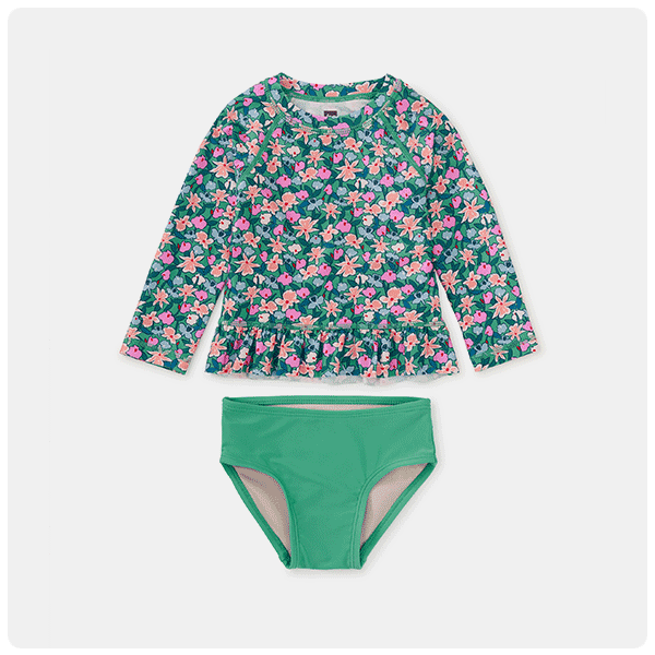 Tea Collection Rash Guard Baby Swim Set