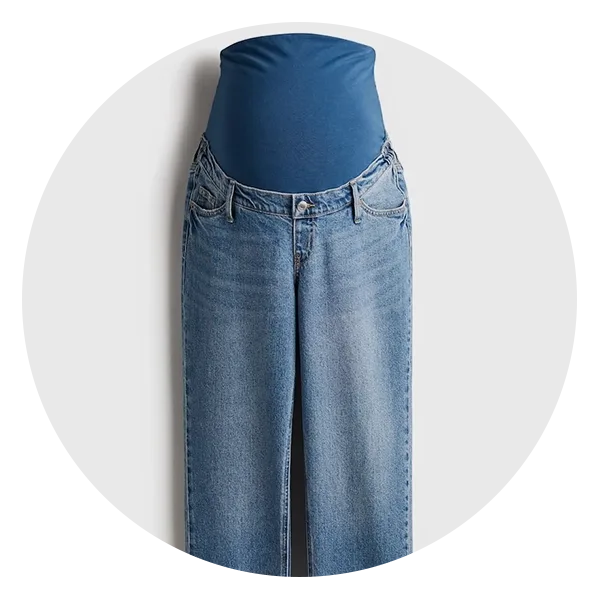 H&M MAMA Straight Ankle Jeans