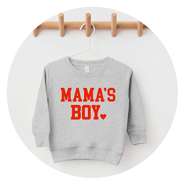 BennyandRay Mama’s Boy Valentine’s Day Sweatshirt