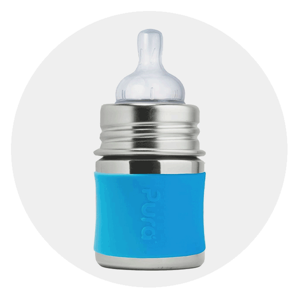 Cutie Baby Bottle With Handle And Filter - 150ml - Blue