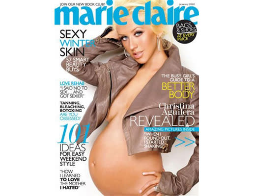 Jessica Simpson Pregnant and Naked for Elle; Reveals Baby Gender But Not  Due Date