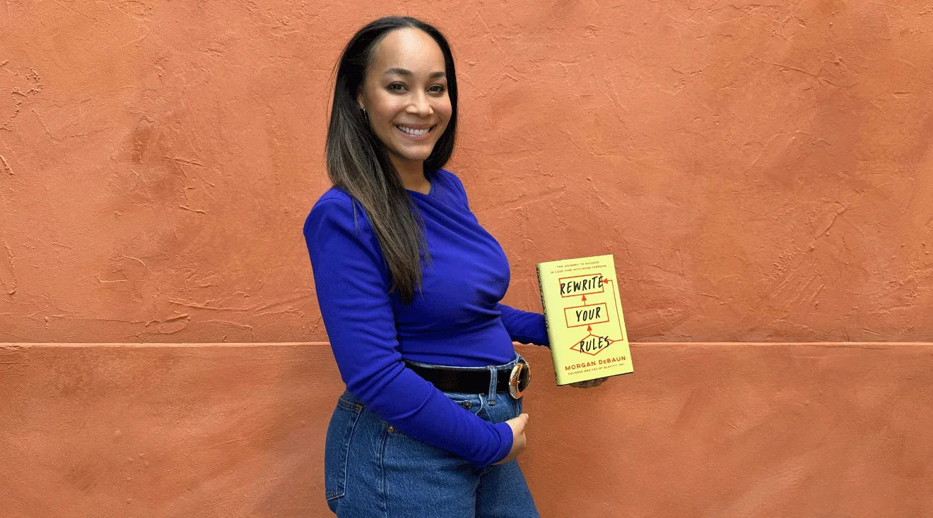 Morgan DeBaun and her book Rewriting Your Rules