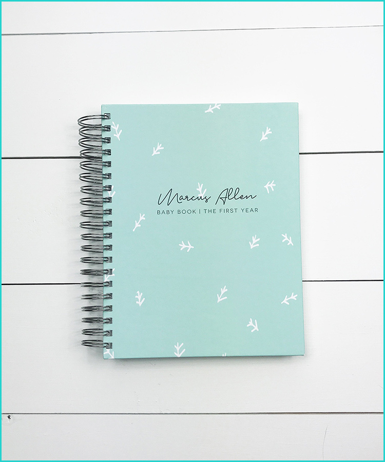 personalised baby memory book