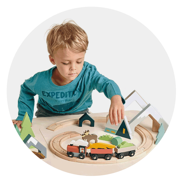 Tender Leaf Toys - Treetops Train Set