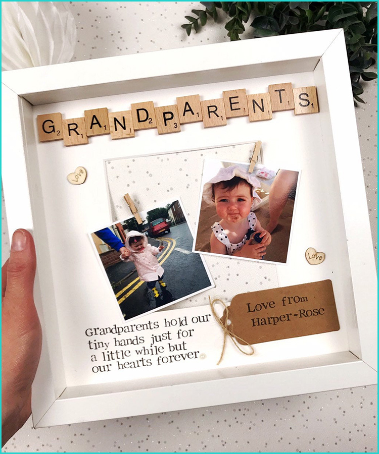 Personalized Grandparent Gift Anniversary Grandparents Gift Christmas Gift 