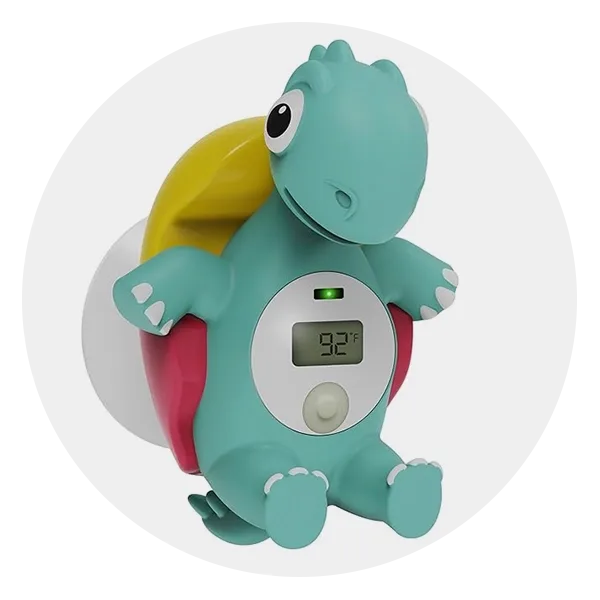 Dr. Brown’s CleanUp Temposaurus Floating Bath Thermometer