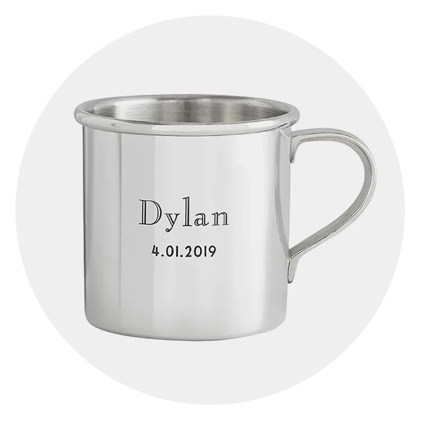 Modern Engraved Baby Cup  Personalized Keepsakes for Babies