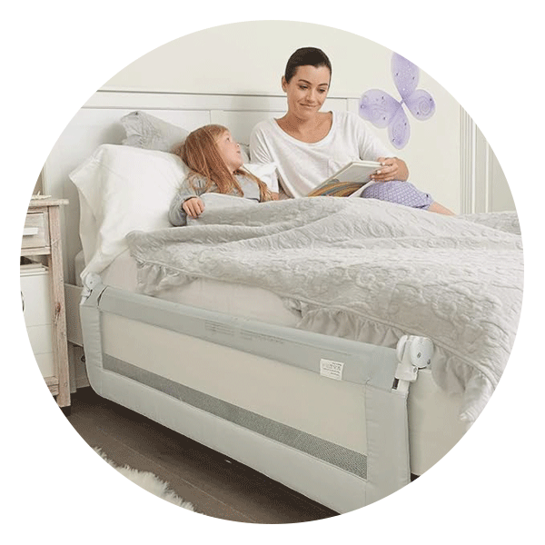 ComfyBumpy 59 inch Extra Long Toddler Bed Rails - Baby Bed Rail Guard for  Kids, Twin, Full, King and Queen Beds - Adjustable Bed Rail for Toddlers 