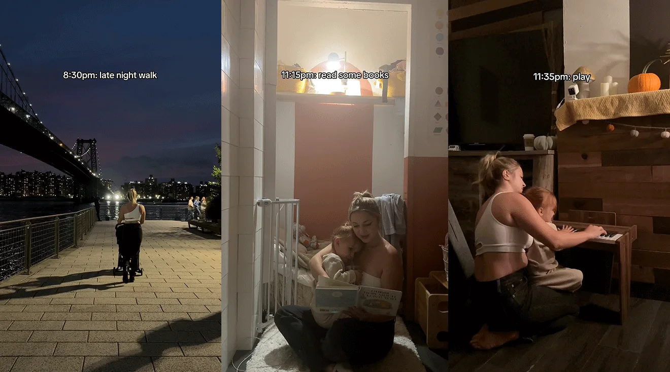 mom's midnight bedtime routine tiktok