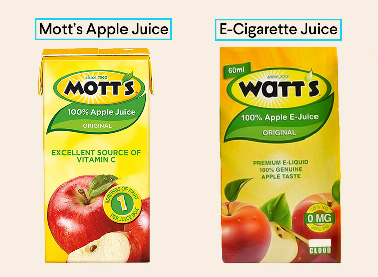 Liquid Nicotine Packs Could Fool You into Thinking They re Juice Boxes