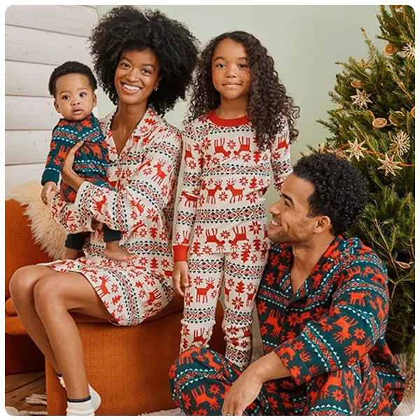 Hanna Andersson Holiday HannaSoft Stretch Sleeper