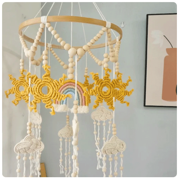 LeeCreativeStudio Sunshine Baby Mobile