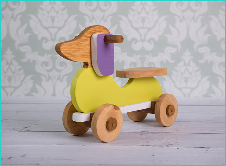 15 Chic Wooden Toys For Babies, Wooden Ride On Toys For 1 Year Olds