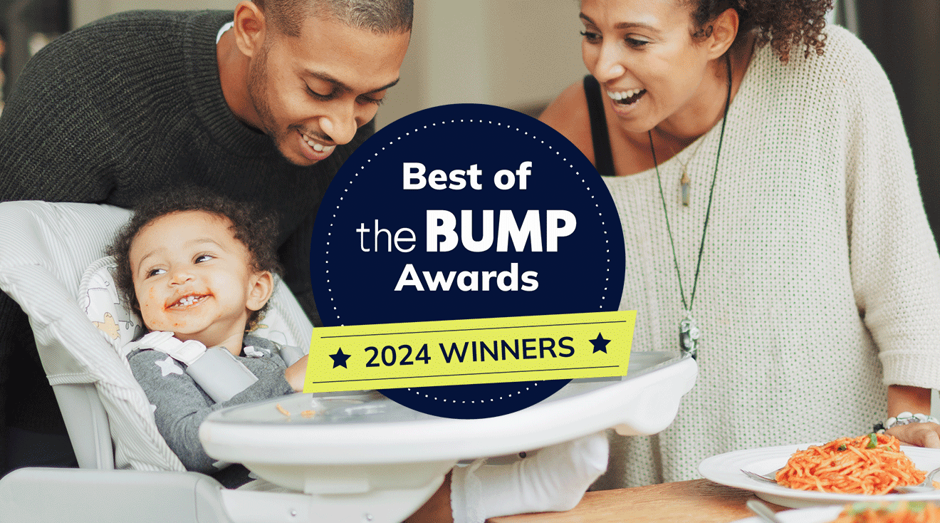 parents feeding baby in high chair, the bump best of the bump awards 2024 winners