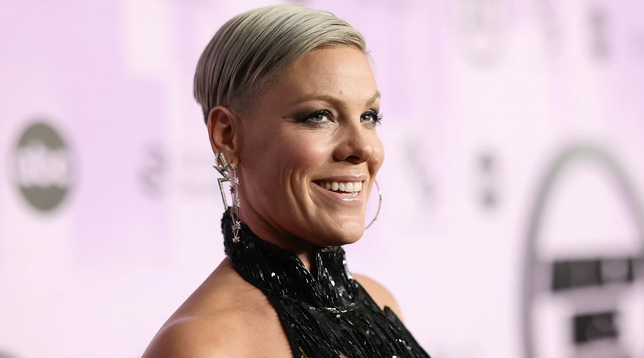 P!nk attends the 2022 American Music Awards at Microsoft Theater on November 20, 2022 in Los Angeles, California