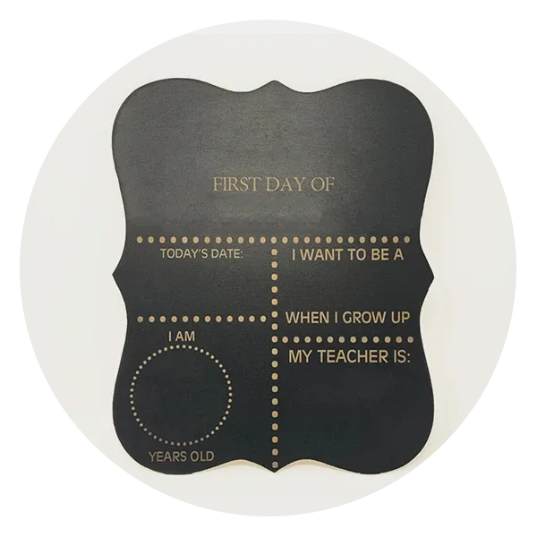 Stamp Out First Day of School Reusable Sign