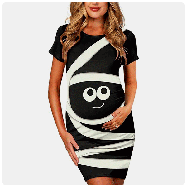 Deerose Halloween Costume Dress for Pregnant Women