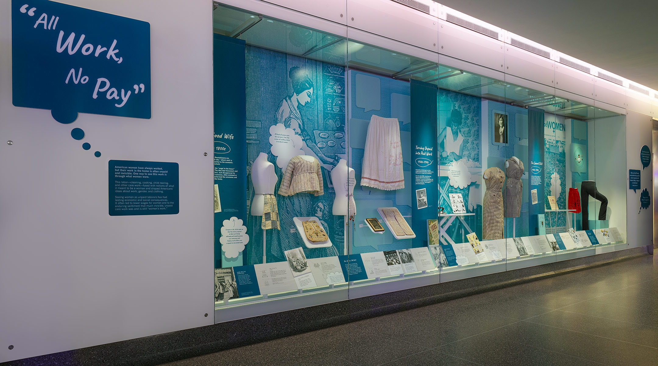 Smithsonian has new exhibit about women's invisible labor called all work no play 