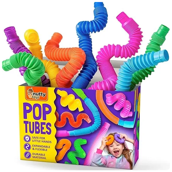 Nutty Toys Pop Tubes