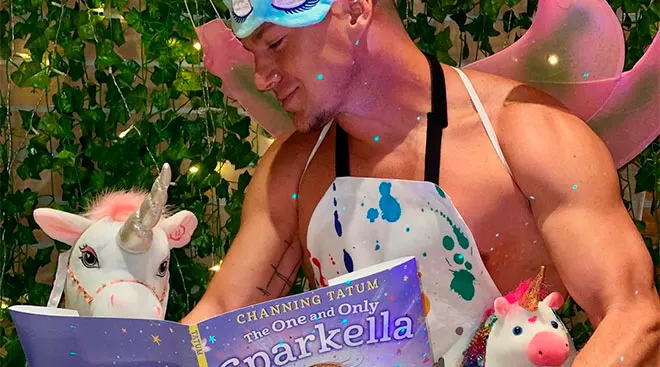 actor channing tatum releases a children's book called sparkella