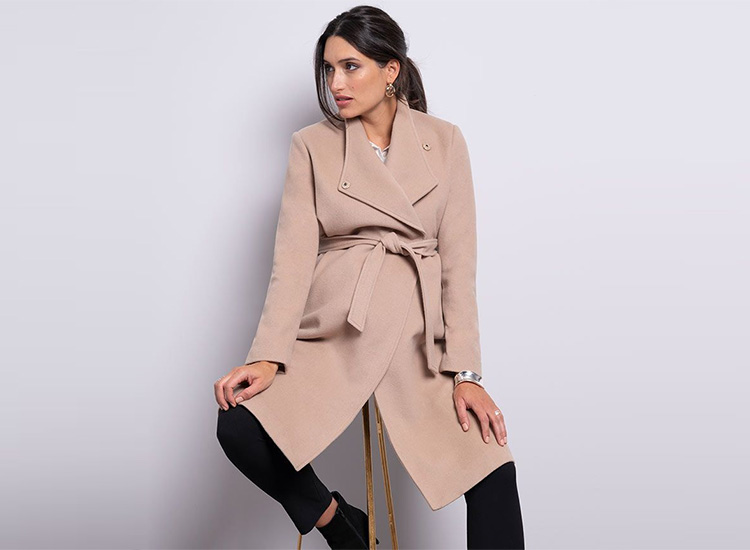 maternity wrap coat