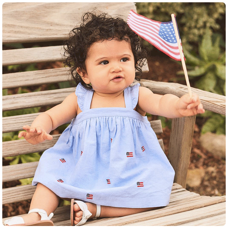 4th of july sales baby girl clothes