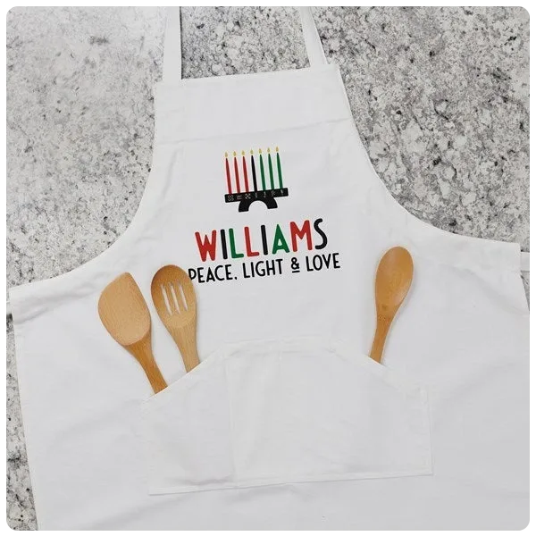 Kwanzaa Personalized Apron & Potholder