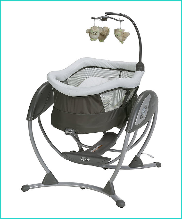 A Baby Swing Serves The Purpose Of Helping Parents To Soothe Their Baby Without Necessarily Having To Strain Baby Girl Swings Newborn Baby Gifts Baby Supplies