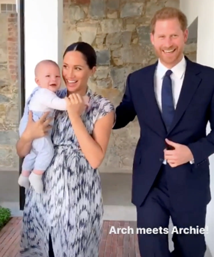 Baby Archie Makes His Royal Tour Debut Baby Archie Makes His Royal Tour Debut