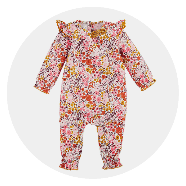 Fall Floral Baby Bodysuit