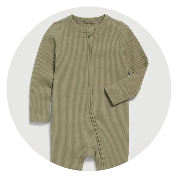 Old Navy Unisex Sleep & Play 2-Way-Zip Footed One-Piece for Baby