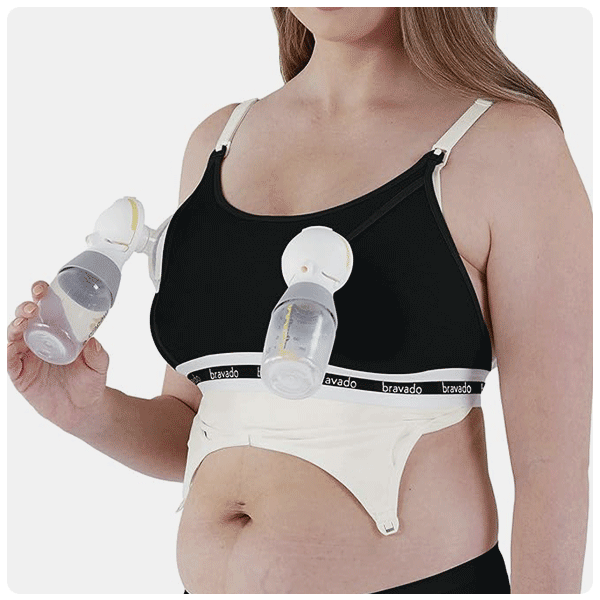 Bravado Designs Clip and Pump Hands-Free Nursing Bra Accessory