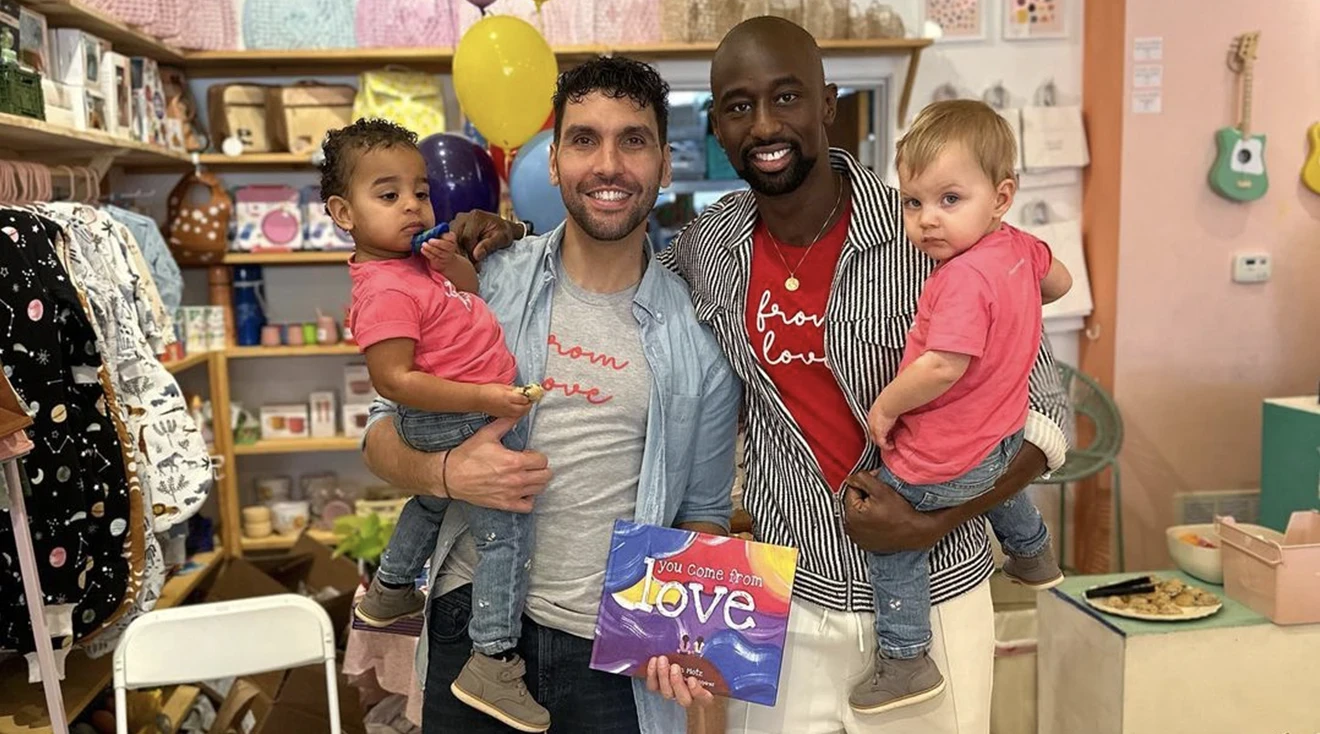 dads denied ivf by insurance write children's book "you come from love"