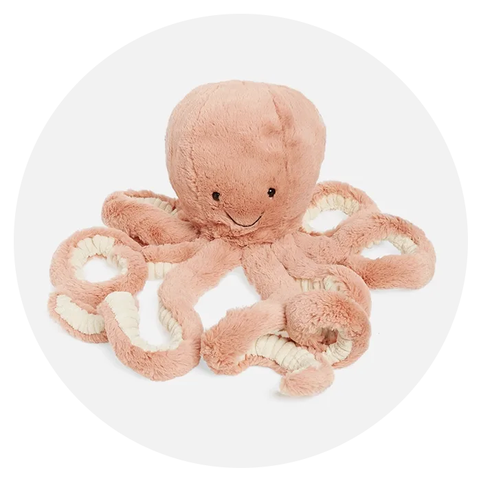 Jellycat Medium Odell Octopus Stuffed Animal Gift for a 1 year old