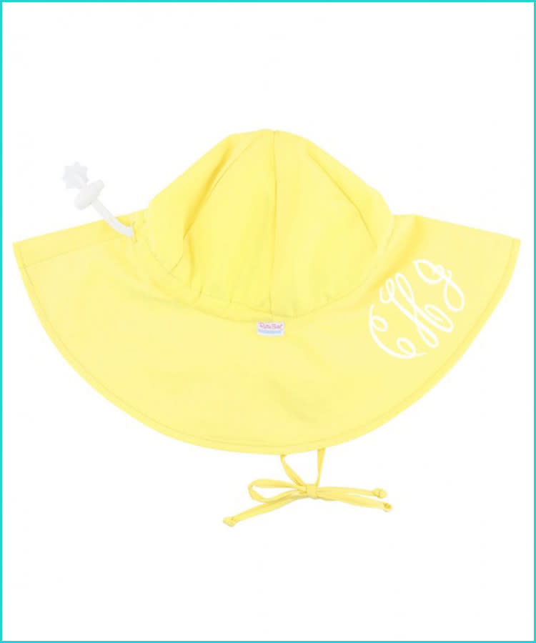 LTFT Baby Girl Summer Sun Protection Hat Eyelet Adjustable Wide Brim Toddler Hat 