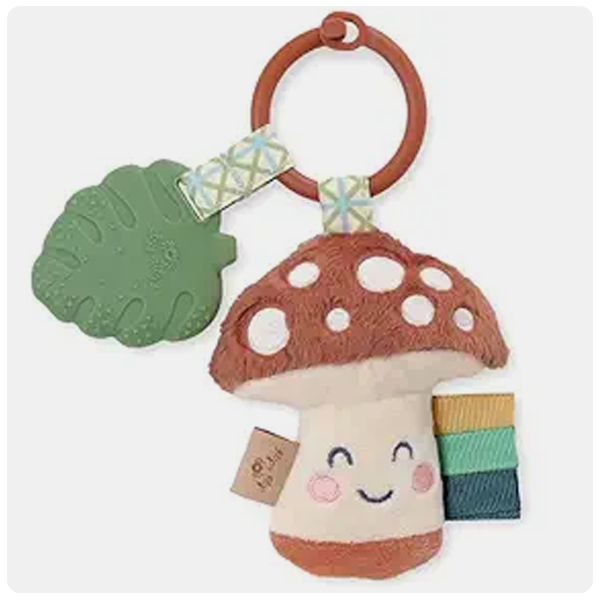 Itzy Ritzy Mushroom Pal Infant Toy & Teether
